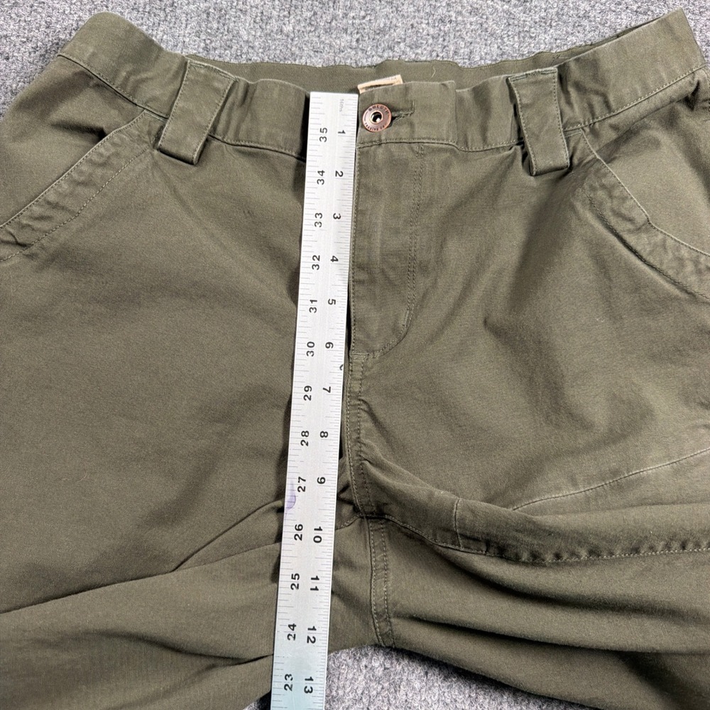 Duluth Rootstock Gardening Petal Pushers Capri Pants Womens 10 Olive Green - Picture 10 of 12